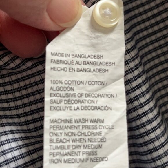 IZOD Mens casual button-down shirt Size: LT/GL-Like NEW! - Picture 10 of 11